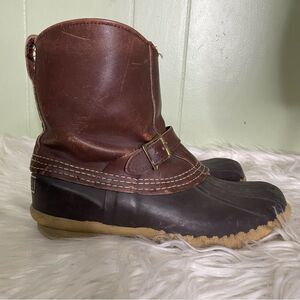 L.L. Bean VTG Pull On Ankle Duck Boots Men’s Size 9